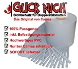Guck Nich Sichtschutz für Doppelstabmatten / Zaun / Gartenzaun