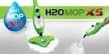 H2O Mop X5 Dampfreiniger Dampfbesen + Ebook Super ich bin Fit