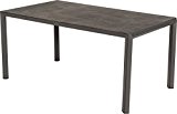 Hartman Aluminium Tisch Aruba Lofttisch mit Spraystoneplatte Gartentisch