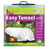 Haxnicks Easy Tunnel Schutztunnel für Gartenbeet, Vlies, 3 m Länge, für Überwinterung