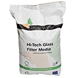 Hi-Tech Filterglas, Kristallweiß, 10J Herstellergarantie, Filtersand, Filterglas