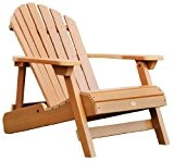 Highwood AD-CHL1-TFE Folding und Zurücklehnen Erwachsene Adirondack Chair, toffee