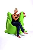 Hippo Safari Extra Groß Lime Grün Wasserabweisend gefüllt Sitzsack Liege Gaming Stuhl