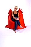 Hippo Safari Extra Groß Rot wasserabweisend gefüllt Sitzsack Liege Gaming Stuhl
