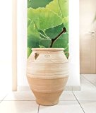 hochwertige terracotta Amphore "Cassia", frostfest und handgefertigt, Garten Deko (60 cm)