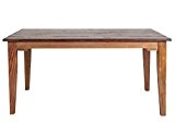 Holz-Tisch aus recyceltem Teak-Holz 160x90 cm recht-eckig | Oceandrift | Rustikaler Vierfuß-Tisch mit kolonialfarbener Tisch-Platte aus Massivholz 160cm x 90cm