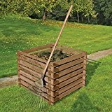 Holzkomposter 90 x 90 cm mit Holz-Stecksystem von Gartenpirat®