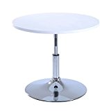 Homcom® Beistelltisch Telefontisch Couchtisch Tisch Bistrotisch höhenverstellbar weiß