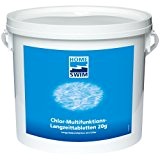 HOME SWIM 2935133 Chlor-Multifunktions-Langzeittabletten 20 g, 5 kg