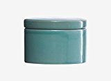 House Doctor - Dose mit Deckel, Aufbewahrungsbox - Croz - Keramik - Farbe: Grün