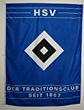 HSV Flagge Tradition + Fahrradaufkleber Fahne ca. 200 x 150 cm
