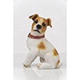 Hundefigur 22 cm Jack Russel Dekofigur Tierfigur Deko Dog Zierfigur Polyhund
