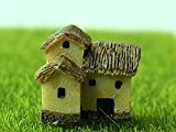Hütte(1) aus Harz DIY Gartendeko Puppenhaus-Ausschmückung Miniatur Mini-Welt als Geschenk
