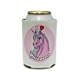 I love Herz Einhörner - Einhorn pink kann Kühler - Drink Isolator - Isolierter Getränkehalter