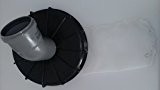 IBC DECKEL FILTER NYLON AUSWASCHBAR mit Deckel für Regenwassertank IBC 1000 Liter -Top Qualität- (220mm 45 Grad Bogen)