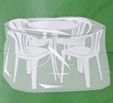 Idee Haus: Schutzhülle gartenmöbel runden Tisch mit Stühlen 160x80 cm Farbe grün
