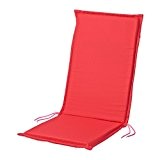 IKEA Polster NÄSTÖN für Gartenstuhl Sitz- und Rückenpolster 2 Farben (Rot)