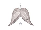 Illumino Edelstahl-Windspiel Angelo-Ala mit 30mm Kristalldiamant
