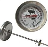 Impuls Thermometer / Räucherthermometer für Räucherofen / Räuchertonne / Räucherschrank