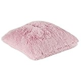 Indoor Zottel KISSEN "Bodrum - light Pink" Kopfkissen Sofakissen Dekokissen Flausch 45cmx45cm inkl. Füllung