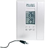 infactory Innen/Außen-Thermometer mit LCD-Display