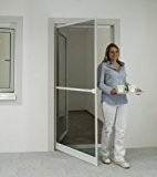 Insektenschutz Alu Rahmen System Profi für Türen 120 x 240cm weiß - kürzbar