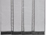 Insektenschutz-Vorhang "Moskito", 100 x 220 cm, Polyestergewebe, anthrazit Brema 097