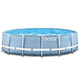 Intex 457x122 Ersatzpool mit Gestänge und Anschlüssen Swimming Pool Schwimmbad Frame Metal Stahlwand