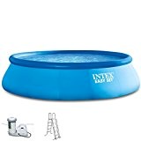 Intex 549x122 cm Easy Komplett-Set bestehend aus Swimming-Pool, Filter-pumpe und Pool-Leiter 289153