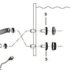 Intex Anschlußstutzen Propfen für Anschluss von Pumpen an Quickup Pools (11070)