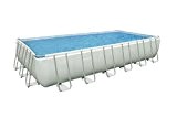 Intex Swimming Pool Rechteck Stahlwand Frame Schwimmbad 732 x 366 x 132cm Intex inklusive SandfilteranlageKomplettset 54978