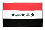 Irak 2004-2008 Flagge, irakische Fahne 90 x 150 cm, MaxFlags®