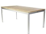 Jan Kurtz - Quadrat 3 Tisch - Aluminium/Teak - 180 x 90 cm - Design - Gartentisch - Outdoortisch - ...