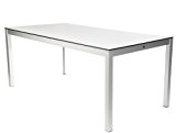 Jan Kurtz - Quadrat 4 Tisch - Aluminium /Hpl - 80 x 50 cm - Design - Gartentisch - Outdoortisch ...