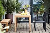 Jan Kurtz - Tisch Samoa - klein 75 x 75 cm - Design - Gartentisch - Outdoortisch - Terrassentisch