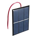 Janecrafts 1 Stück 0.65W 1.5V Solarpanel Polykristallin Solar Power Panel-Solar System DIY für Handy-Ladegeräte Tragbare