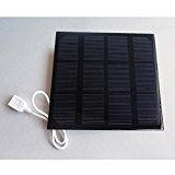 Janecrafts 1 Stück 3.5W 6V Solarpanel Polykristallin Mit USB Solar Power Panel-Solar System DIY für Handy-Ladegeräte Tragbare