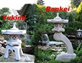 Japanische Steinlaternen Rankei & Yukimi Garten Laterne Koi Teich ...2 Stück!!!