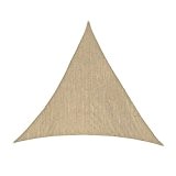 JAROLIFT Sonnensegel Dreieck atmungsaktiv, 360 x 360 x 360 cm, sand