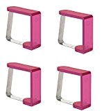 JEMIDI Tischdecken Klammern Halter Tischdecken Tischtuchklammern 4er Pack Tischtuchklammern 4er Pack Klammern Pink