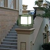 JHS Säule Lampe/Quadrat Tür Lampen/Rasen/Landschaft Garten Lichter/leuchten/Outdoor-Post Wandleuchte