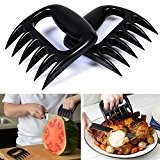 JJOnlineStore - 2Pcs Set of Professional Easy Grip BBQ Oven Grill Salad Mixer Meat Claws Forks Bear Handler Paws - ...