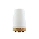 Joly JoyÂ® Aromatherapy Diffuser Aroma Humidifier 2-Level Brightness Warm Light for Home Office Spa Bedroom, 100ml (White/Wood) Color: Wood/White, Model: ...