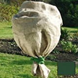 Jute Schutzsack Jutesack Sack Winterschutz Frostschutz für Pflanzen ca. 100 x 110 cm grün