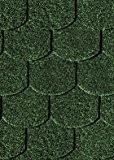 Karibu Dachschindeln Biberschwanz dunkelgrün