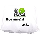 KAS Hornmehl (25kg) Naturdünger Gartendünger organischer Stickstoffdünger