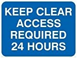KEEP CLEAR ACCESS REQUIRED 24 HOURS - Mandatory Sign by safetysignsupplies