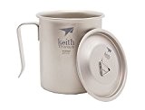 Keith Titan Becher Camping Besteck Tasse Mit Deckel Outdoor Single-layer Mug