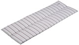 Kettler 0309011-8674 Auflage für textilbespannte Alu-Bank (nur Sitzfläche) 120 x 47 x 3 cm, grau gestreift