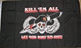 Kill em All Marines US Flagge